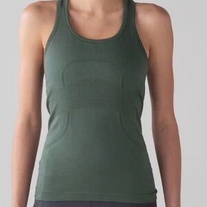 SIZE 6/8 Lululemon Athletica Deep Green Tank Top